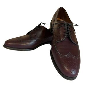 Allen Edmonds Burgundy Leather Concord Oxford Men's Dress Shoes Size 12D